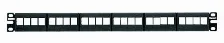 Panel De Parcheo Panduit 24-port Modular Patch Panel 6 Removable Faceplates 24 Puertos, Rj-45, Montaje En Bastidor, Capacidad Del Rack 1u