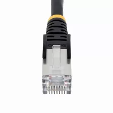 Patchcord Startech.com Cat6a, 3 M, S/ftp (s-stp), Negro