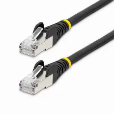 Patchcord Startech.com Cat6a, 6.1 M, S/ftp (s-stp), Negro