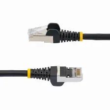 Patchcord Startech.com Nlbk-50f-cat6a-patch Cat6a, 15.2 M, S/ftp (s-stp), Negro