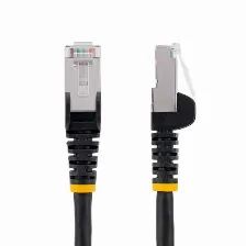 Patchcord Startech.com Cat6a, 1.8 M, S/ftp (s-stp), Negro