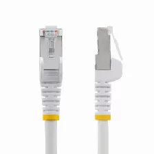 Patchcord Startech.com Cat6a, 3 M, S/ftp (s-stp), Blanco