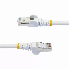 Patchcord Startech.com Cat6a, 1.5 M, S/ftp (s-stp), Blanco