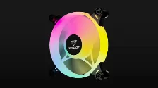 Ventilador Ocelot Gaming Of-3 12 Cm, Led Azul, Verde, Rojo, Negro