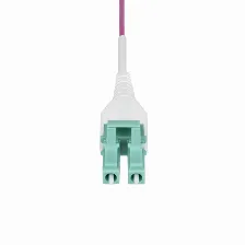 Cable Startech.com 15 M, Fibra Om4, Lc, Lc, 100 Gbit/s, Violeta
