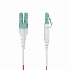 Cable Startech.com 1 M, Fibra Om4, Lc, Lc, 100 Gbit/s, Violeta