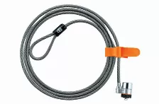 Cable Antirrobo Kensington K64068f, 1.8 M, Llave, Acero Al Carbon, Negro, Gris