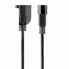 Cables De Poder Startech.com Macho, Hembra 125 V, 0.3 M, Negro