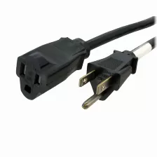 Cables De Poder Startech.com Macho, Hembra 125 V, 0.9 M, Negro