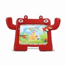 Tablet Vorago Pad-8-kids, Quadcore 2 Ghz, 8 Pulgadas, Android 13, Ram 4gb, 64gb, Wifi, Bt, Roja