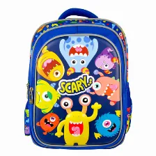 Mochila Perfect Choice Pc-085089 Bolsa Delantera, Nylon, Poliéster, Color Multicolor