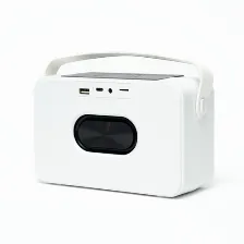 Bocina Perfect Choice Pc-113140 Usb, Bt, Inalámbrico Y Alámbrico, Tablet / Teléfono Inteligente, Blanco