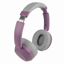 Audífonos Perfect Choice Pc-117124 Diadema, Inalámbrico Y Alámbrico, 3.5 Mm, Bluetooth, Púrpura