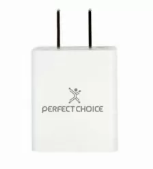 Cargador Perfect Choice Pc-240372 Universal, Interior, Carga Rápida, Blanco