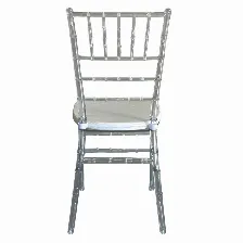 Silla Modamob Modelo Tiffany, Cristalina/transparente, 90 X 39.35 X 39.5cm, 4.35kg, Incluye Asiento Acolchado