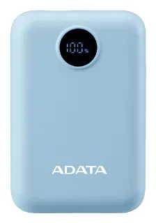 Power Bank Adata C100 10000 Mah, Usb, Azul Claro