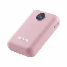 Power Bank Adata C100 10000 Mah, Usb, Rosa
