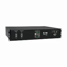 Pdu Monofasico Controlable Con Switch De Transferencia Automatica 5.8kw, 2 Entradas L6-30p De 200v - 240v, 16 Tomacorrientes C13 2 C19 Y 1 L6-30r, 2u, Taa