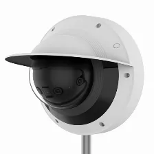 Cámara Ip Hanwha Pnm-c9022rv 8 Mp, Domo, Microsd, Interior Y Exterior, Ip66, Blanco