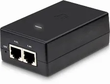 Adaptador Poe Ubiquiti Poe-24-24w-g 24 V, 1 A, 1000 Mbit/s, 2rj-45