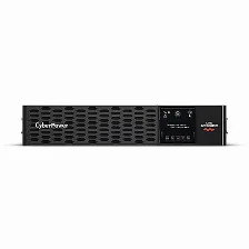 No Break Cyberpower Pr3000rtxl2u 2.7 Kva / 2700 W, 2430 J, Entrada 155 V, 9 Salidas Ac, Negro