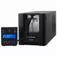 No Break Cyberpower Pr750lcd 0.75 Kva / 525 W, 1030 J, Entrada 154 V, 6 Salidas Ac, Negro