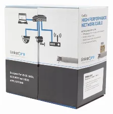 Bobina Linkedpro Pro-cat-5e Cat5e, 305 M, U/utp (utp), Gris