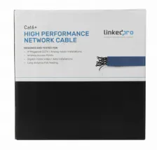 Bobina Linkedpro Pro-cat6-s Cat6+, 305 M, F/utp (ftp), Azul