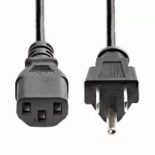 Cables De Poder Startech.com Macho, Hembra 125 V, 1.8 M, Negro