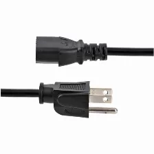 Cables De Poder Startech.com Macho, Hembra 125 V, 0.9 M, Negro