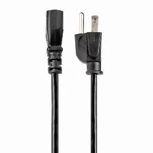 Cables De Poder Startech.com Macho, Hembra 125 V, 7.6 M, Negro