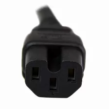 Cables De Poder Startech.com Macho, Macho 125 V, 2.4 M, Negro