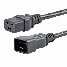 Cables De Poder Startech.com Macho, Hembra 125 V, 1.8 M, Negro