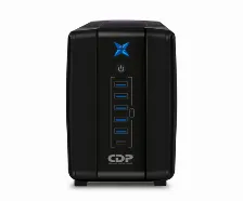 No Break Cdp R-upr758 750va, 375w, 8 Contactos, Supresion De Picos, Negro