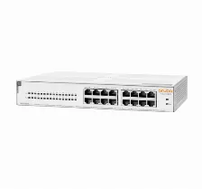 Switch Hpe Aruba Networking No Administrado, L2, Rj-45 16, Gigabit Ethernet (10/100/1000), 1u, Blanco