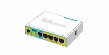 Ruteador Alambrico Mikrotik Hex Poe Lite Ethernet Rápido, 5 Rj-45