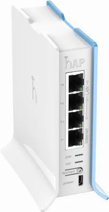 Access Point Mikrotik Rb941-2nd-tc 300 Mbit/s, 2.4 Ghz, Azul, Blanco