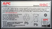 Bateria Para Ups Apc Rbc4 Sealed Lead Acid (vrla)