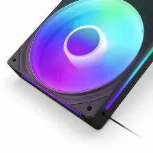 Kit 2 Ventiladores Nzxt F240 Rgb Core, 240mm, 2400 Rpm, Negro