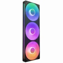 Kit 3 Ventiladores Nzxt F360 Rgb Core, 36 Cm, 2400 Rpm, Plastico, Negro