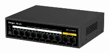 Switch Ruijie Networks Rg-es110f-p No Administrado, Rj-45 10, Fast Ethernet (10/100), 8 Poe, Negro