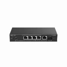 Switch Ruijie Networks Rg-es206mg-p Gestionado, L2, Rj-45 5, 2.5g Ethernet (100/1000/2500), Montaje En Escritorio/pared, Negro