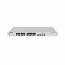 Switch Ruijie Networks Rg-nbs5200-24gt4xs-p-v2 Gestionado, L3, Rj-45 24, Gigabit Ethernet (10/100/1000), (poe +) 24, 24 Poe, 1u, Gris