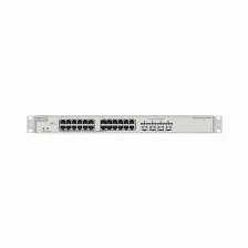 Switch Ruijie Networks Rg-nbs5200-24gt4xs-p-v2 Gestionado, L3, Rj-45 24, Gigabit Ethernet (10/100/1000), (poe +) 24, 24 Poe, 1u, Gris