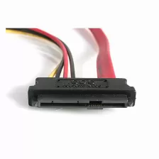 Cable De Poder Startech.com Sata 15 Puntas, Lp4 M, Sas 29 Pin Plug, 0.457 M, Rojo