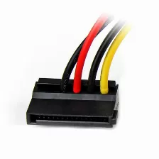 Adaptador Cable 15cm Alimentación Sata ángulo A La Izquierda 15 Pines A Molex 4 Pines Lp4, Startech (satapowadpl)