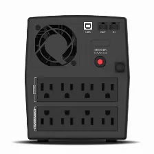 No Break Smartbitt Smart Interactive 1800 1.8 Kva / 900 W, 150 J, Entrada 148 V, 8 Salidas Ac, Negro