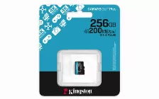 Memoria Kingston Technology Canvas Go! Plus 256 Gb, Velocidad 200 Mb/s, Clase 10