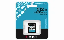 Memoria Sdxc Kingston Canvas Go Plus, 512gb, 4k, Velocidad 200 Mb/s, Clase 10