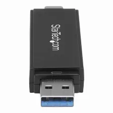 Lector De Memorias Startech.com Sdmsdrwu3ac Transferencia 5000 Mbit/s, Mmc, Microsd (transflash), Microsdhc, Microsdxc, Sd, Sdhc, Sdxc, Color Negro